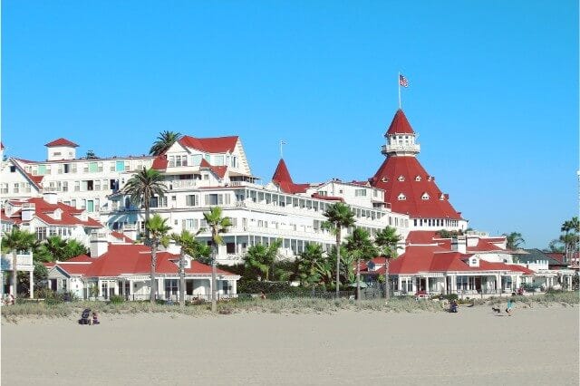 Hotel Del Coronado near Coronado Beach